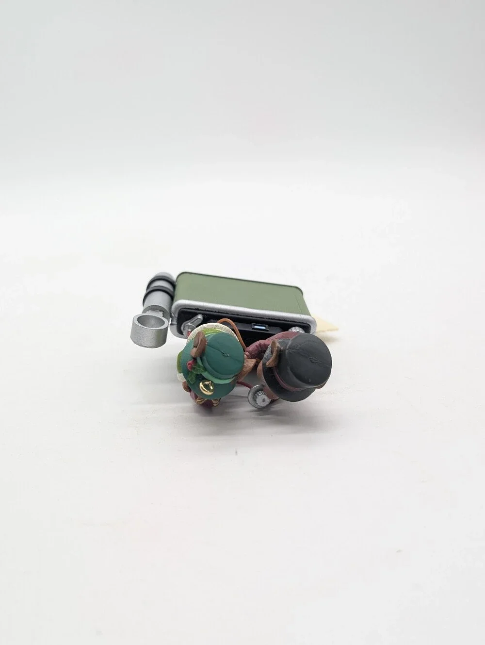 Vintage 90s Mistletoe Magic Collection Mice on Vintage Camera Christmas Ornament